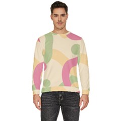 Line Pattern Dot Men s Fleece Sweatshirt