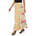 Line Pattern Dot Tiered Ruffle Maxi Skirt View2