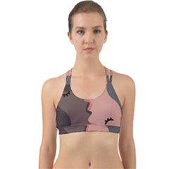 Illustrations Of Love And Kissing Women Back Web Sports Bra by anzea