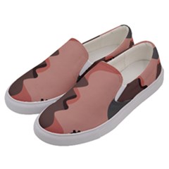 Illustrations Of Love And Kissing Women Men s Canvas Slip Ons