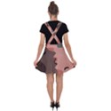 Illustrations Of Love And Kissing Women Velvet Suspender Skater Skirt View2