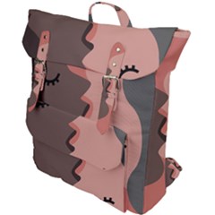 Illustrations Of Love And Kissing Women Buckle Up Backpack by anzea