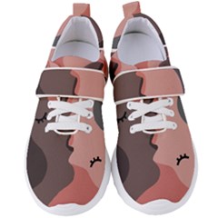 Illustrations Of Love And Kissing Women Women s Velcro Strap Shoes