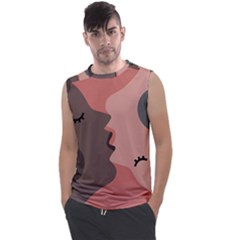 Illustrations Of Love And Kissing Women Men s Regular Tank Top by anzea