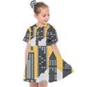 Minimal Skyscrapers Kids  Sailor Dress View1