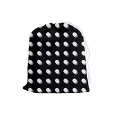 Background Dots Circles Graphic Drawstring Pouch (large) by Ndabl3x