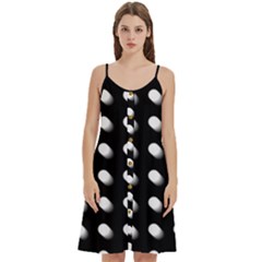 Background Dots Circles Graphic Women s Spaghetti Strap Pullover Cami Dress by Ndabl3x