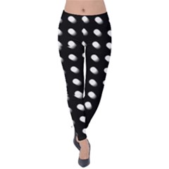 Background Dots Circles Graphic Velvet Leggings by Ndabl3x