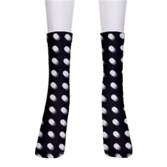 Background Dots Circles Graphic Crew Socks by Ndabl3x