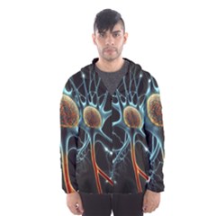 Organism Neon Science Men s Hooded Windbreaker