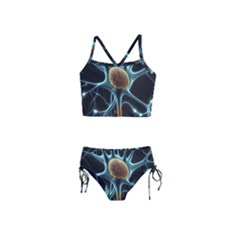 Organism Neon Science Girls  Tankini Swimsuit by Ndabl3x