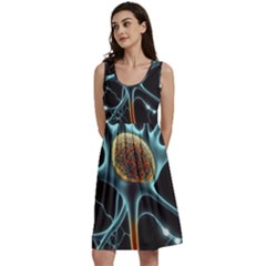 Organism Neon Science Classic Skater Dress by Ndabl3x