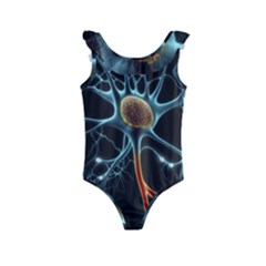 Organism Neon Science Kids  Frill Swimsuit by Ndabl3x