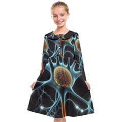 Organism Neon Science Kids  Midi Sailor Dress by Ndabl3x