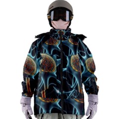 Organism Neon Science Women s Zip Ski And Snowboard Waterproof Breathable Jacket by Ndabl3x