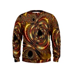 Geometric Art Fractal Abstract Art Kids  Sweatshirt