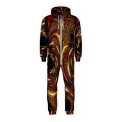 Geometric Art Fractal Abstract Art Hooded Jumpsuit (kids)