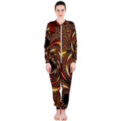 Geometric Art Fractal Abstract Art Onepiece Jumpsuit (ladies)