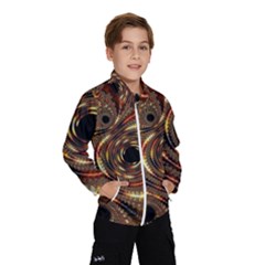 Geometric Art Fractal Abstract Art Kids  Windbreaker