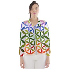 Mandala Rainbow Colorful Women s Windbreaker by Ndabl3x