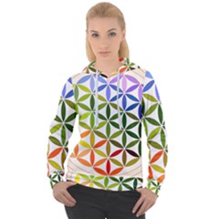 Mandala Rainbow Colorful Women s Overhead Hoodie