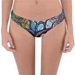 Tree Colourful Reversible Hipster Bikini Bottoms by Ndabl3x