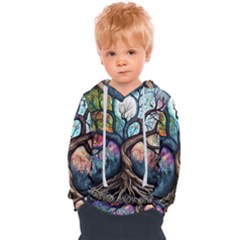 Tree Colourful Kids  Overhead Hoodie