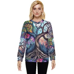 Tree Colourful Hidden Pocket Sweatshirt