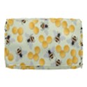 Bees Pattern Honey Bee Bug Honeycomb Honey Beehive Burner Gym Duffle Bag View3