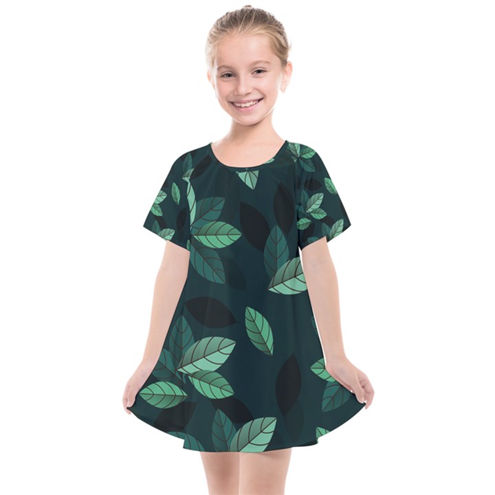 Foliage Kids  Smock Dress