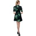 Foliage Belted Shirt Dress View2