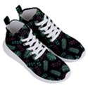 Tropical Leaves Pattern Women s Lightweight High Top Sneakers View3