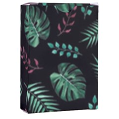 Tropical Leaves Pattern Playing Cards Single Design (rectangle) With Custom Box