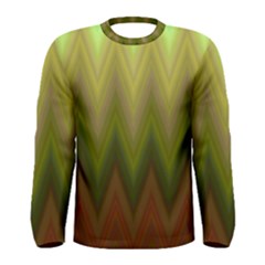 Zig Zag Chevron Classic Pattern Men s Long Sleeve T-shirt