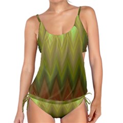 Zig Zag Chevron Classic Pattern Tankini Set by Apen