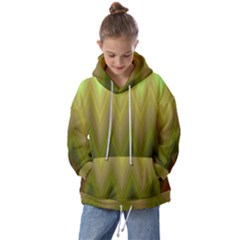 Zig Zag Chevron Classic Pattern Kids  Oversized Hoodie