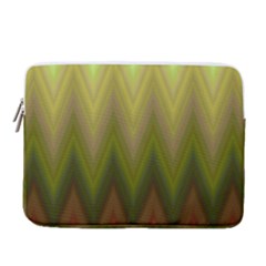 Zig Zag Chevron Classic Pattern 14  Vertical Laptop Sleeve Case With Pocket by Apen