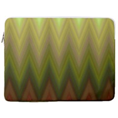 Zig Zag Chevron Classic Pattern 17  Vertical Laptop Sleeve Case With Pocket by Apen