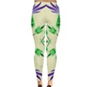 Thistle Flower Purple Thorny Flora Everyday Leggings  View2