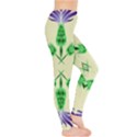 Thistle Flower Purple Thorny Flora Everyday Leggings  View4