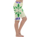 Thistle Flower Purple Thorny Flora Cropped Leggings  View3