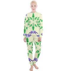 Thistle Flower Purple Thorny Flora Women s Lounge Set by Bajindul