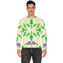 Thistle Flower Purple Thorny Flora Men s Fleece Sweatshirt View1