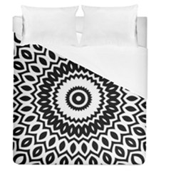 Circular Concentric Radial Symmetry Abstract Duvet Cover (queen Size) by Proyonanggan