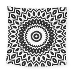 Circular Concentric Radial Symmetry Abstract Square Tapestry (large) by Proyonanggan