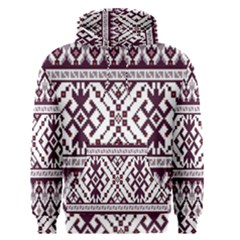 Illustration Ukrainian Folk Seamless Pattern Ornament Men s Core Hoodie