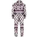 Illustration Ukrainian Folk Seamless Pattern Ornament Hooded Jumpsuit (Men) View2