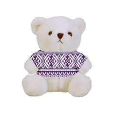 Illustration Ukrainian Folk Seamless Pattern Ornament Full Print Cuddly Teddy Bear