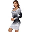 Washing Machines Home Electronic Women Long Sleeve Ruched Stretch Jersey Dress View3