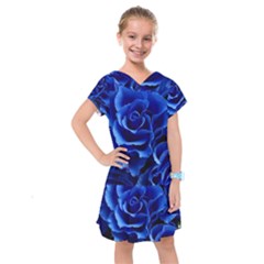 Roses Flowers Plant Romance Kids  Drop Waist Dress by Proyonanggan